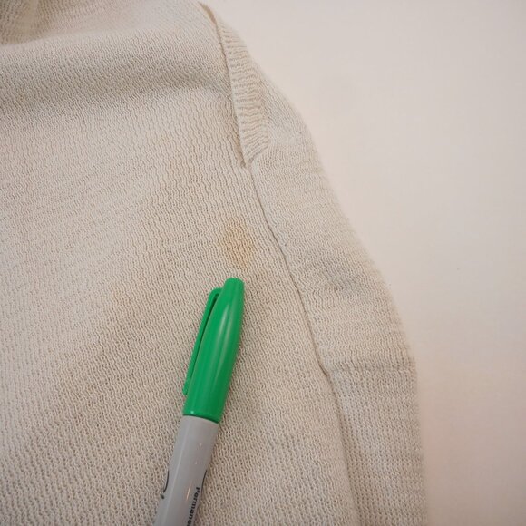 Free People Beach Pants Women's size M Freya Sweater Knit Relaxed Linen Blend - Picture 15 of 16